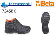 SCARPA ANTINFORT.SALDATORE ALTA PELLE P.LACCI S3 BETA 7245BK