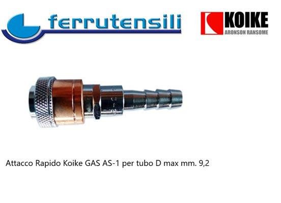 ATTACCO RAPIDO KOIKE AS2 TUBO CANNELLO GAS