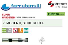 FRESA HSS PREMIUM Z2 30° S/C TiAlN Ø mm.
