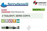 FRESA HSS PREMIUM Z2 30° S/C TiAlN Ø mm.