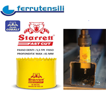 SEGHE A TAZZA BIMETALLICHE EX COBALT FAST CUT Ø mm.