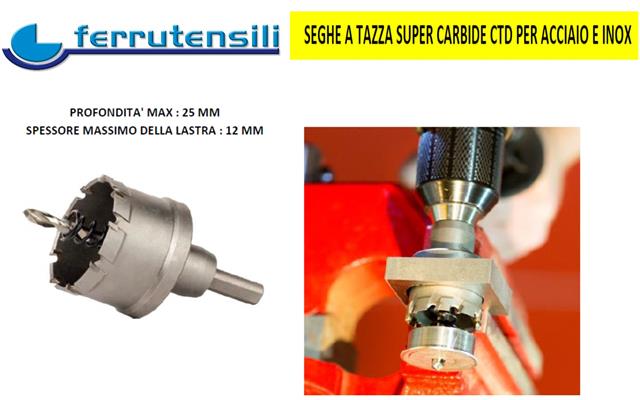 SEGHE A TAZZA SUPER CARBIDE CTD Ø mm.