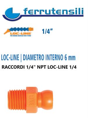 LOC LINE 1/4 RACCORDO 1/4 BSPT