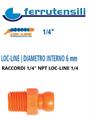 LOC LINE 1/4 RACCORDO 1/4 BSPT