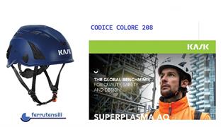 CASCO DI PROTEZIONE SUPERPLASMA AQ BLUE KASK
