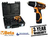 KIT TRAPANO AVVITATORE ULTRACOMPATTO 12V BETA 1972/K12V-10