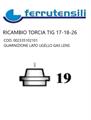 GUARNIZIONE LATO UGELLO GAS LENS TIG 17-18-26