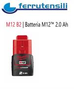 M12 B2 BATTERIA MILWAUKEE