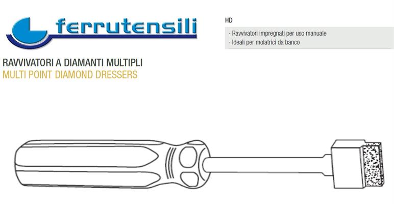 RAVVIVATORE DIAMANTATO MANUALE GRANA R