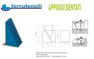 APPOGGIO DENTATO 34X21X30 ELEMENTO DI STAFFAGGIO