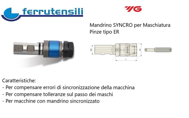 K25-SYTER27 MANDRINO FIL SYNCRO ER32 YG1