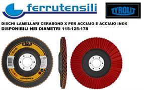 115X22 28A DISCO LAMELLARE CERABOND X TYROLIT CA80+Q-B