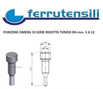 PUNZONE OMERA OM SERIE 13 RIDOTTO TONDO MM.