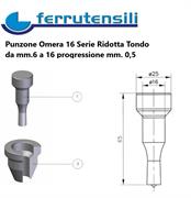 PUNZONE OMERA SERIE 16 RIDOTTO TONDO Ø mm.