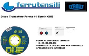 125X1,6X22 A46Q-BFO 2IN1 TYROLIT ONE