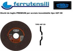 125x2,5x22-42F DISCO TAGLIO TYROLIT PREMIUM  INOX A30R-BFXA