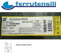 FILO ESAB OK AUTROD 316LSI DIAM. MM. 0,8 KG. 5