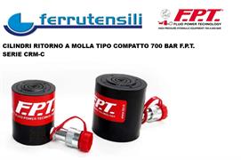 CIL.IDRAUL.COMPATTO RIT. MOLLA CAP.100 TON.CORSA 50 MM FPT