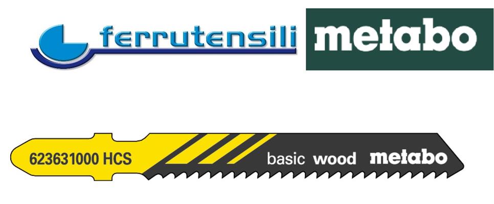 5 LAME SEGHETTI ALTERNATIVI BASIC WOOD  51/2,0mm METABO