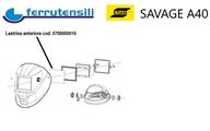LASTRINA ESTERNA ESAB WARRIOR TECH SAVAGE A40 A41 ESAB