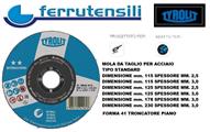 150x2,5x22-41 DISCO TAGLIO TYROLIT STANDARD ACCIAIO A30S-BF