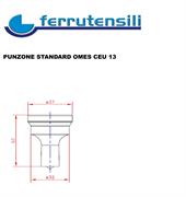 PUNZONE OMES SERIE 13 ASOLA mm.