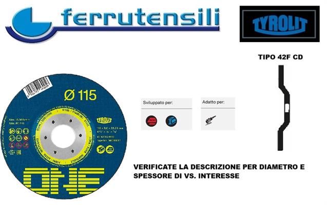 230X6,0X22 A30Q-BFO 2IN1 TYROLIT ONE