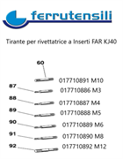 TIRANTE FAR M10 KJ40