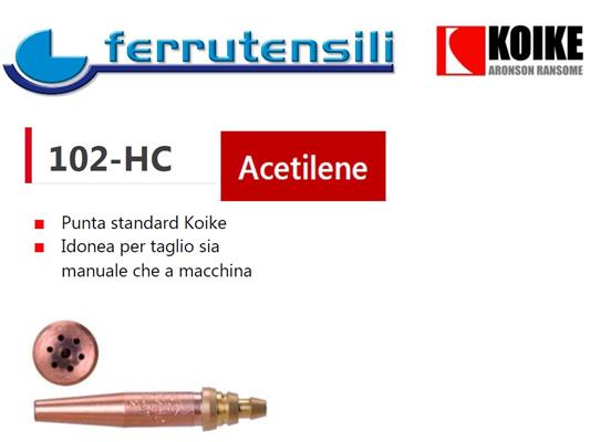 KOIKE PUNTA STANDARD ACETILENE 102 Nr. 4 40/50MM.
