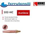 KOIKE PUNTA STANDARD ACETILENE 102 Nr. 6 100/150MM.
