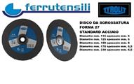 230x6x22-27 DISCO TYROLIT STANDARD ACCIAIO A24S-BF