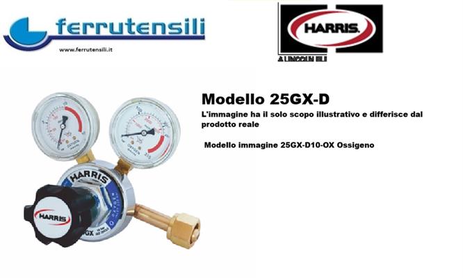 RIDUTTORE PRESSIONE BOMB.25GX PROPANO 25m3/h HARRIS