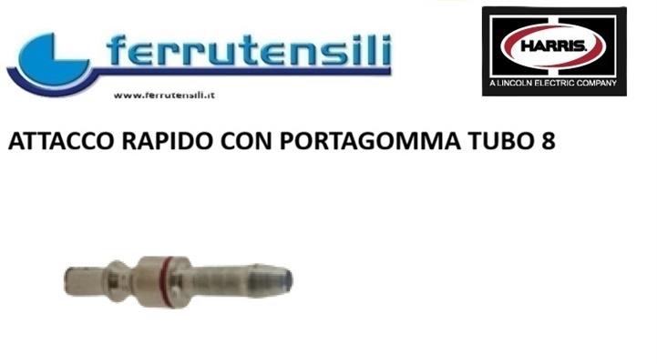 RACCORDO RAPIDO MASCHIO ATT. TUBO DA 8 HARRIS CPL8 GAS