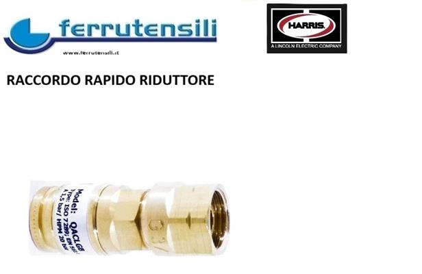 RACCORDO RAPIDO FEMMINA RIDUTTORE HARRIS VQUACLGB GAS