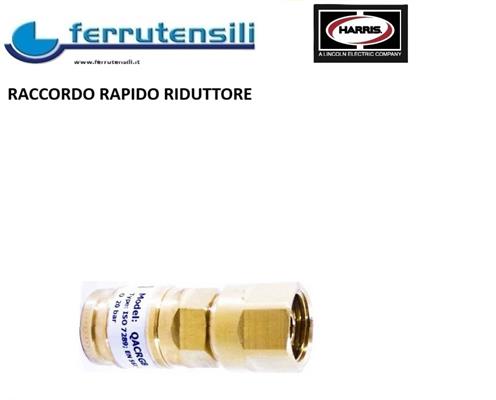 RACCORDO RAPIDO FEMMINA RIDUTTORE HARRIS VQUACRGB OX
