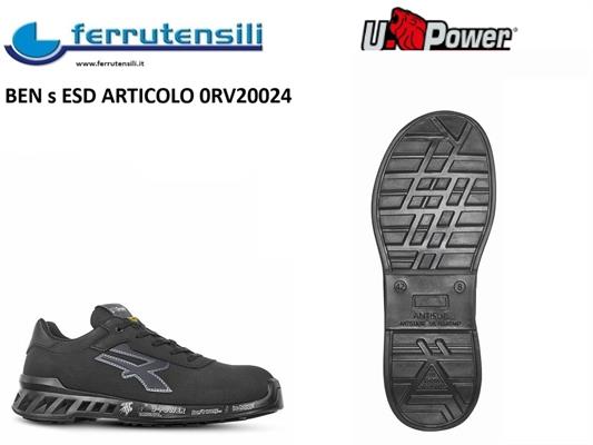 SCARPA BASSA BEN s U.POWER ESD S3S CI FO SR