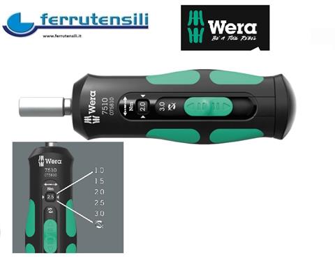GIRAVITE DINAMOMETRICO WERA 7510 Nm 1,0-3,00